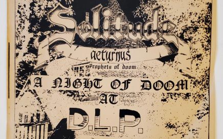 Solitude Aeturnus, Flyer, A Night of Doom at D.L.P.